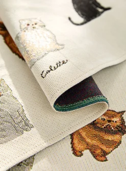 Cat group tapestry placemats