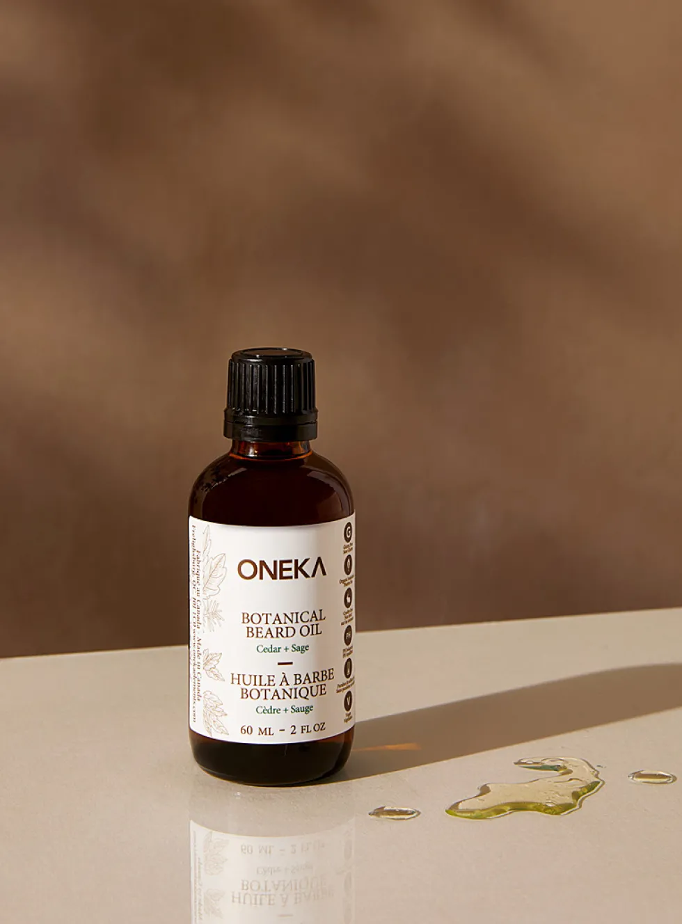 Cedar and sage beard oil