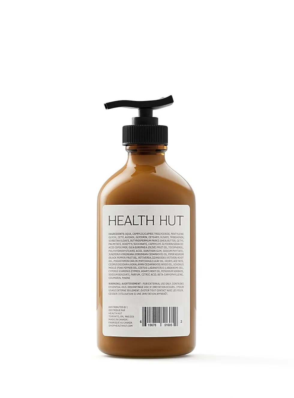 Cedar, black pepper and labdanum hand and body lotion