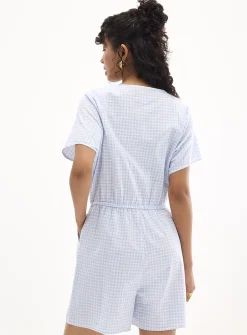 Centre cutout cotton romper