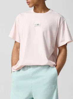 Centred label T-shirt