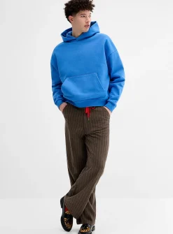 Chalk-stripe wide pant