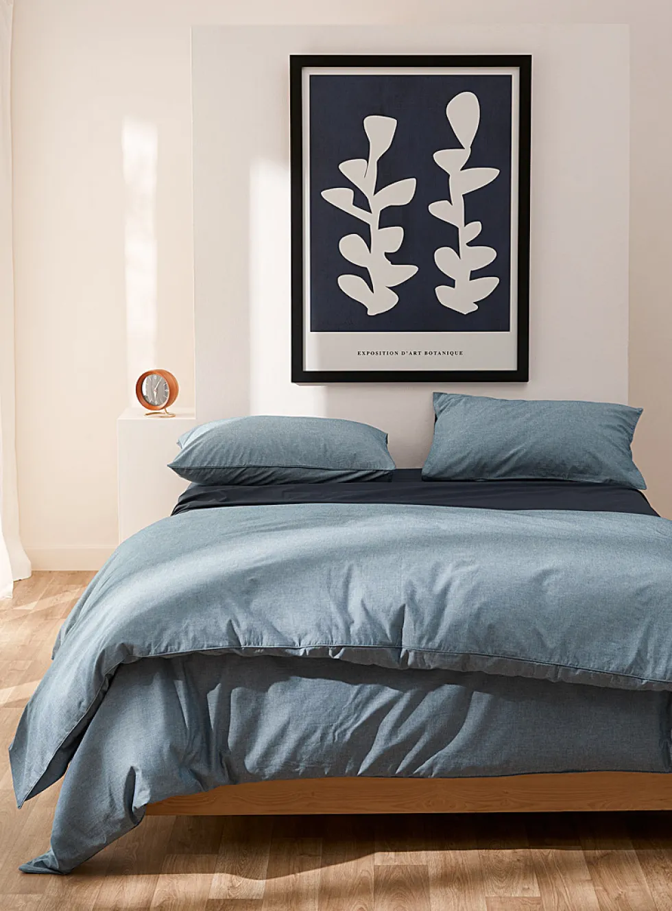 Chambray duvet cover set