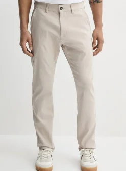 Chambray-like stretch pant