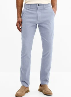 Chambray-like stretch pant