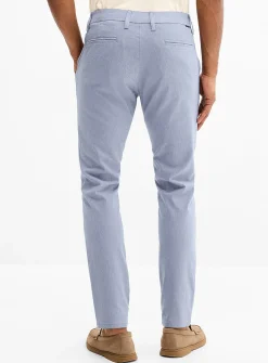 Chambray-like stretch pant