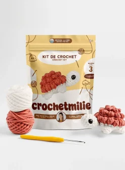 Charming turtle crochet kit