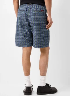 Check seersucker Bermudas