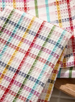 Checkered dishcloths