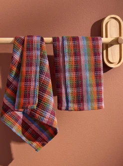 Checkered dishcloths