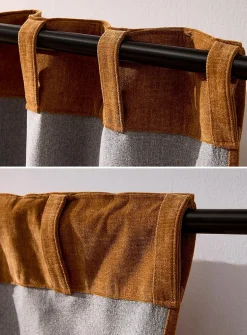 Chenille blackout curtain