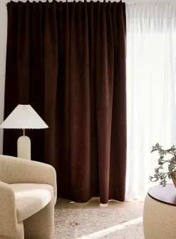 Chenille blackout curtain
