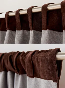 Chenille blackout curtain
