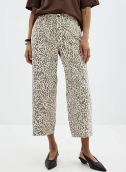 Cher leopard jean