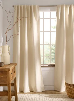 Chevron pattern blackout curtain