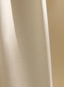 Chevron pattern blackout curtain