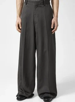 Chevron stripes wide-leg pant