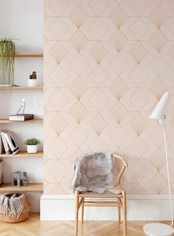 Chics Diamonds self-adhesive wallpaper strip