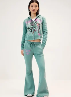 Chimera hooded zip-up sweatshirt