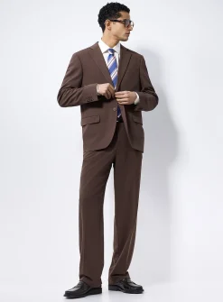 Chocolate-brown soft jacket