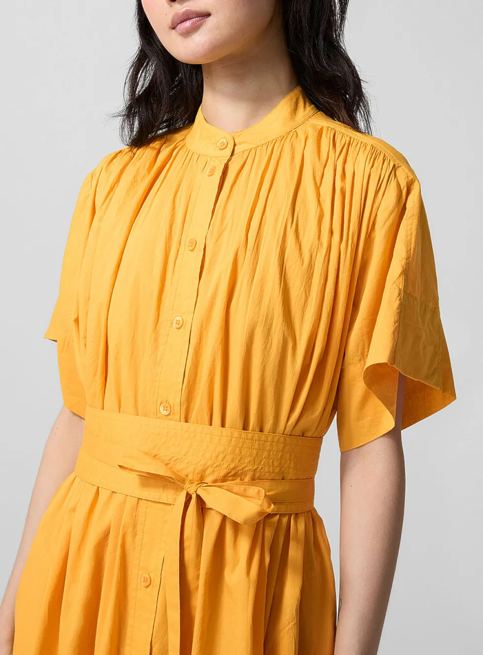 Ciao belted long shirt dress