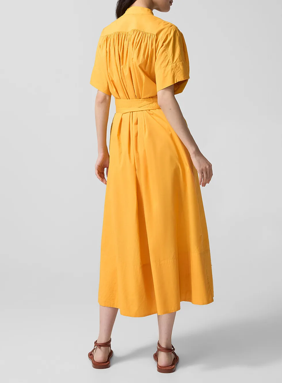 Ciao belted long shirt dress