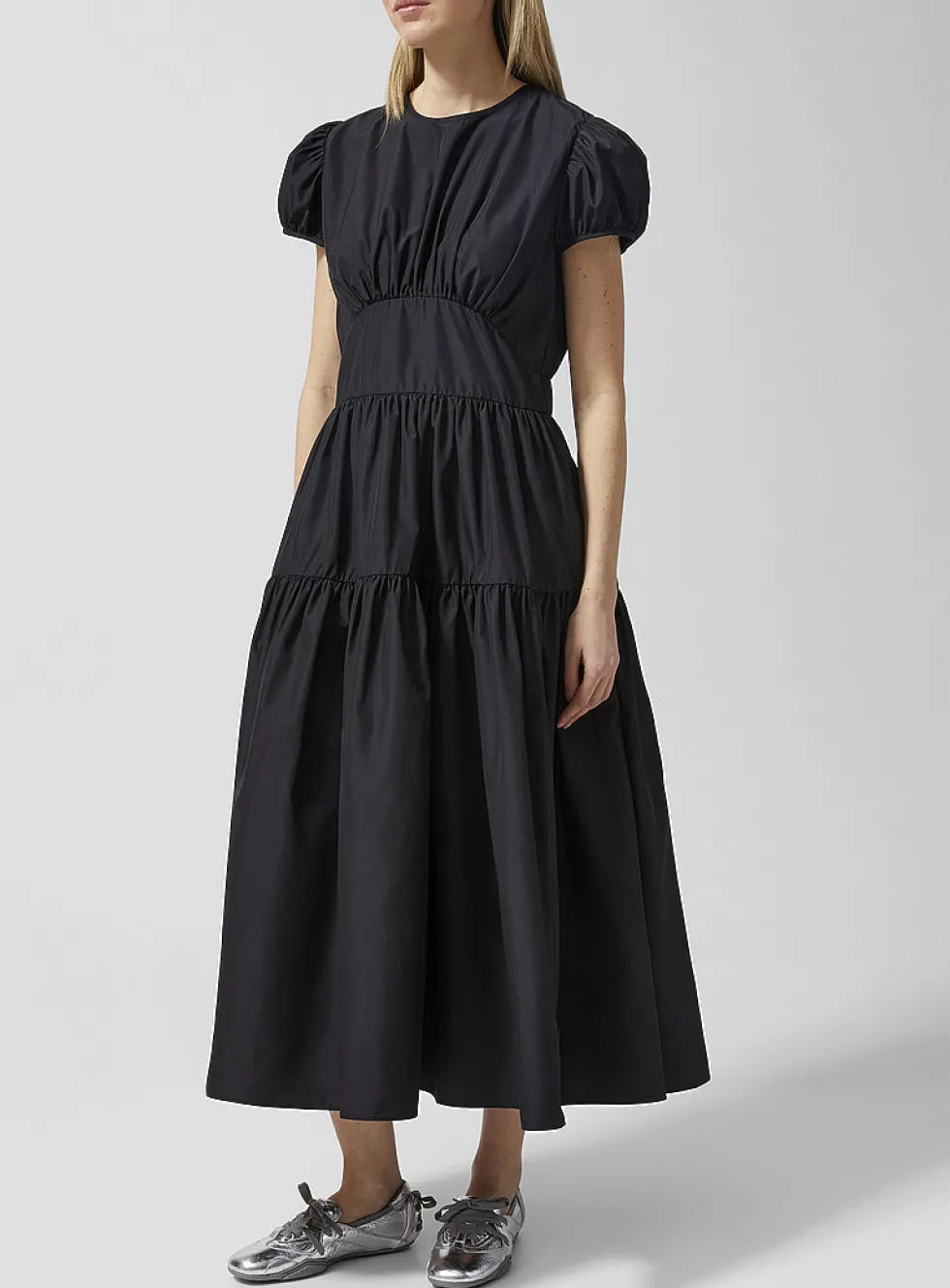 Cilia crinkled dress