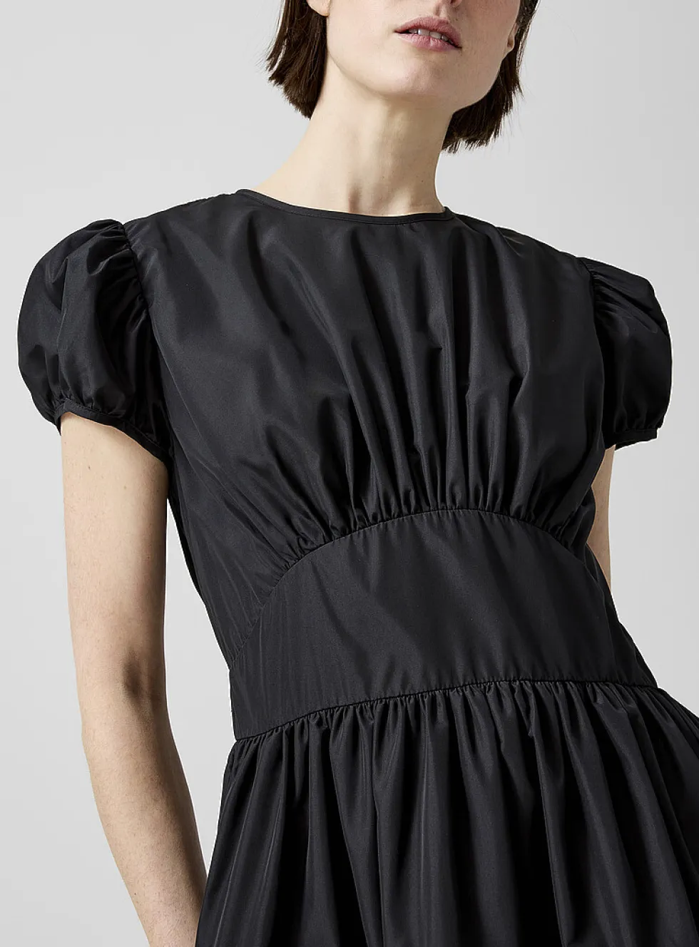 Cilia crinkled dress