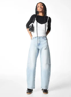 Cinch barrel jean