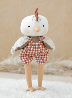 Clarence plush rooster sewing set