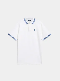 Clark coloured trim piqué polo