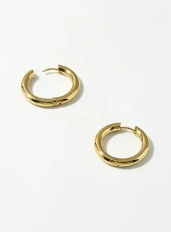 Classic gold hoops