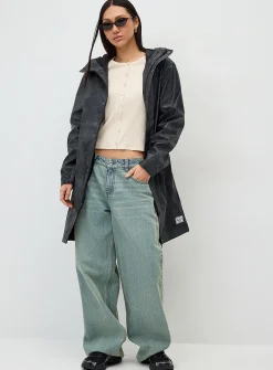 Classic long raincoat