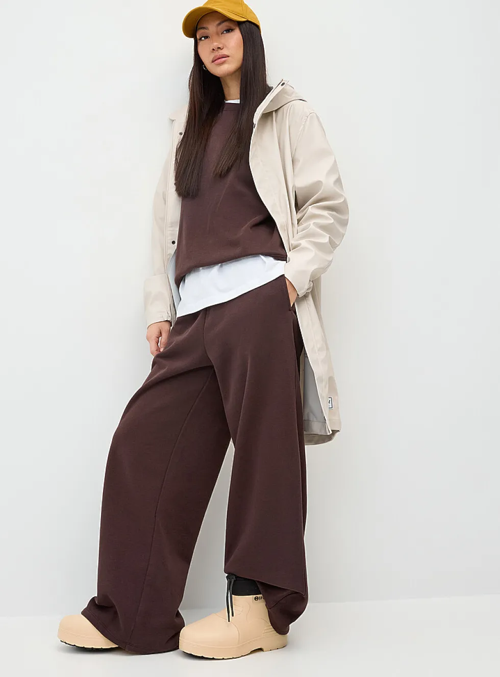 Classic long raincoat