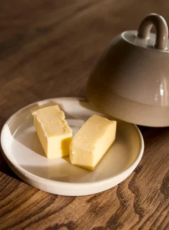 Classic White Butter Dish