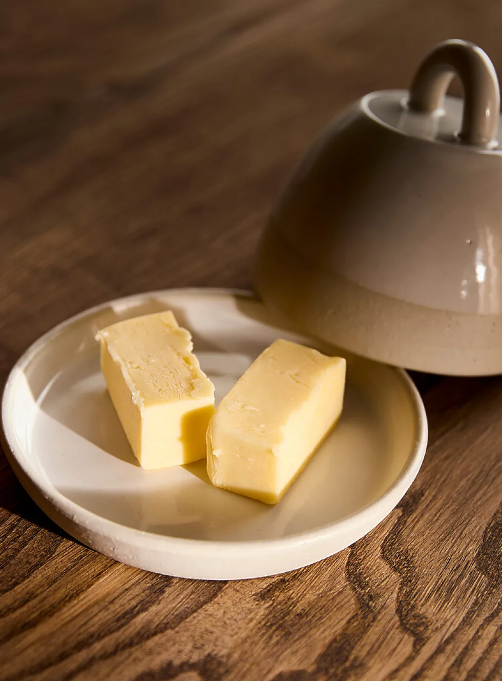 Classic White Butter Dish