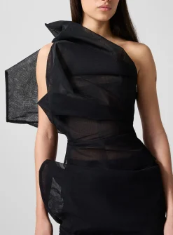 Claudia sculptural bustier top