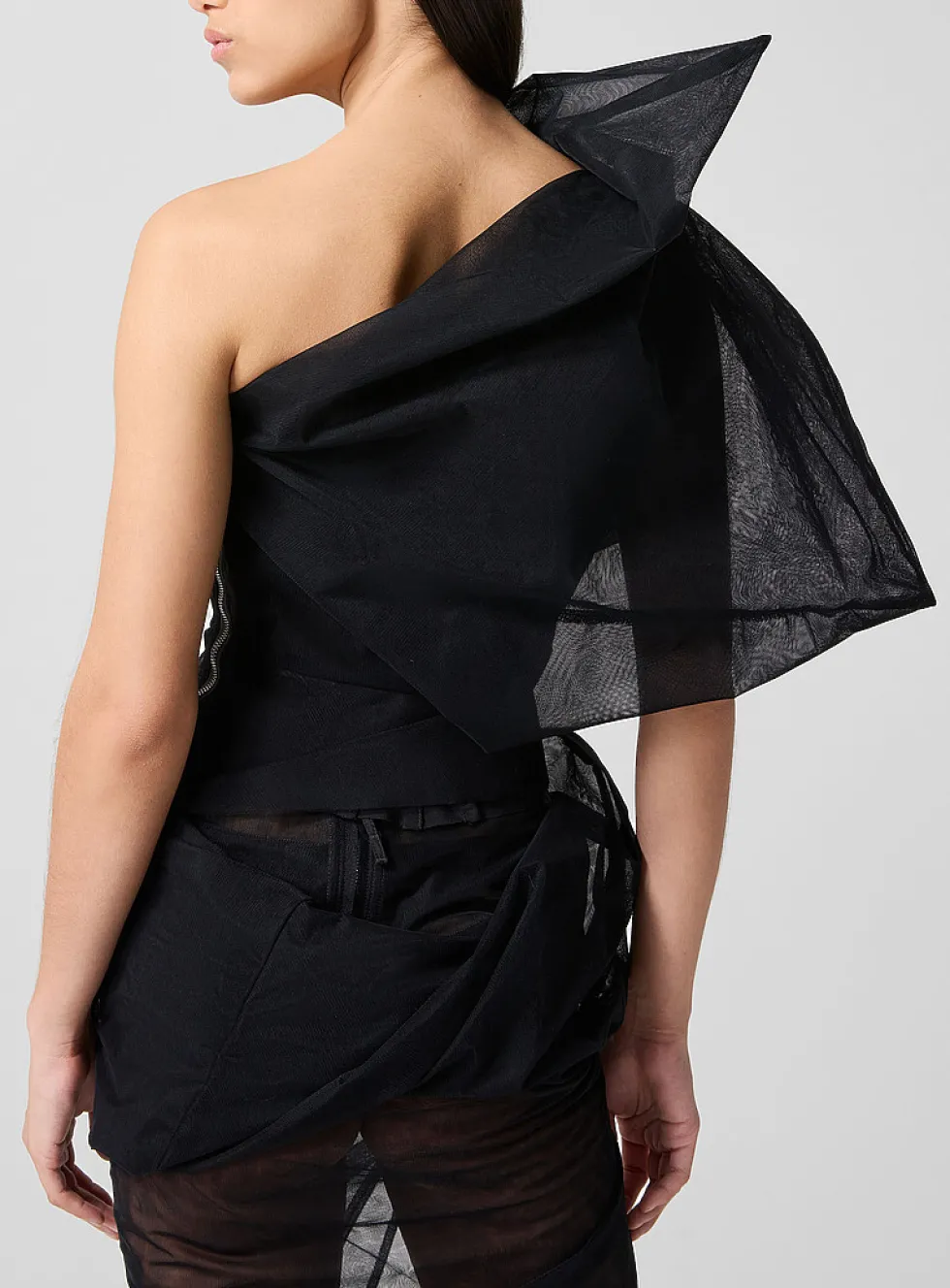 Claudia sculptural bustier top