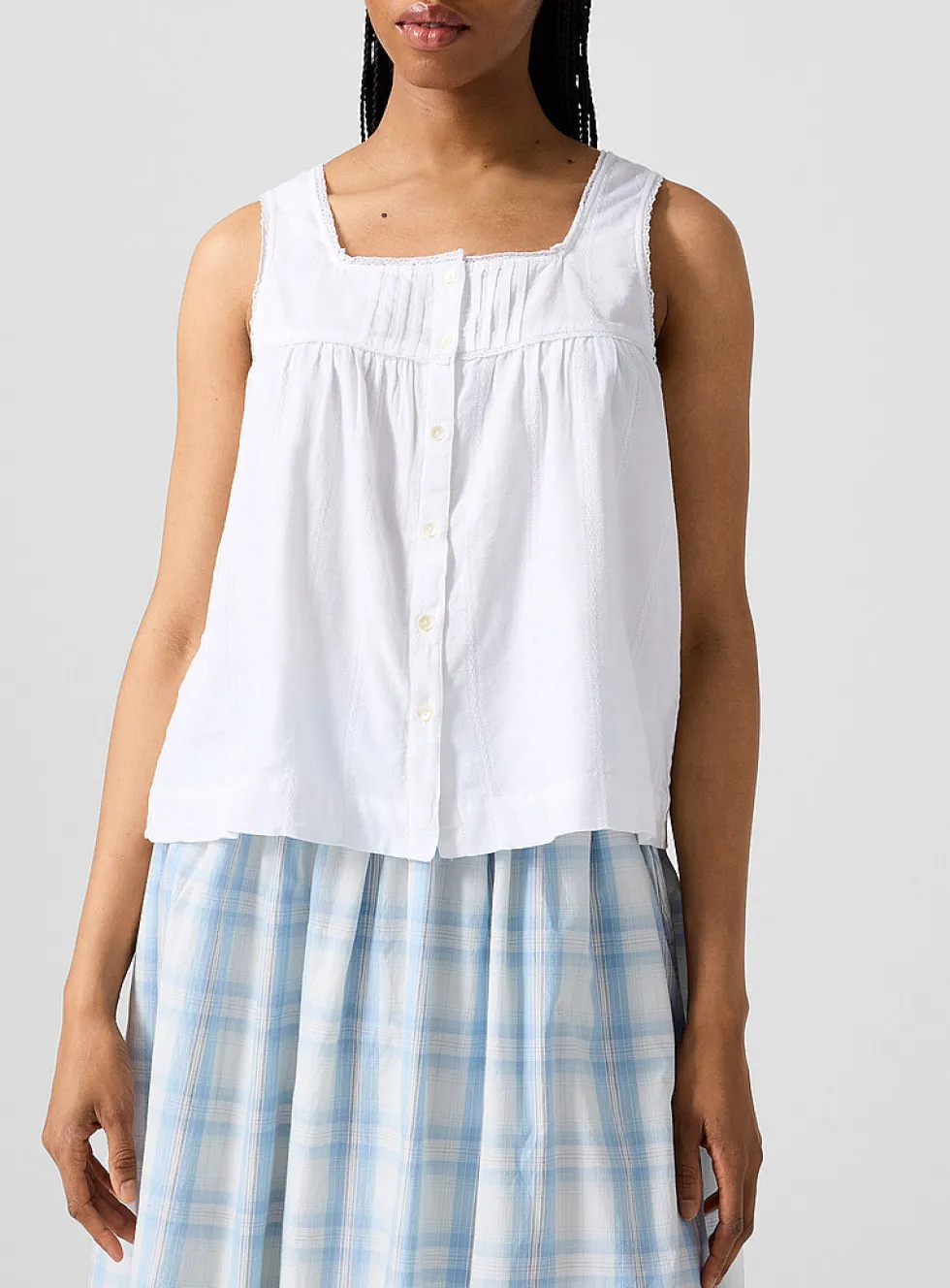 Clea sleeveless blouse
