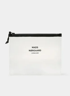 Clear zipped pouch