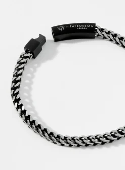 Click black ion-plated steel bracelet