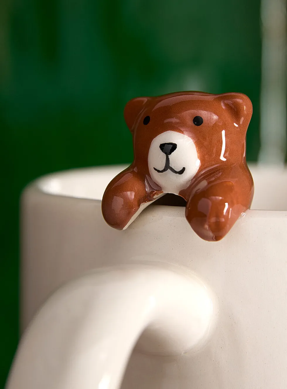 Climbing bear cub mug