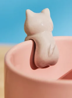 Climbing cat mug