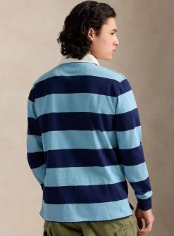 Club-stripe rugby polo