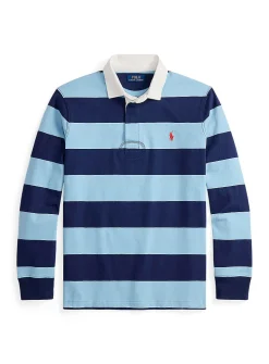 Club-stripe rugby polo