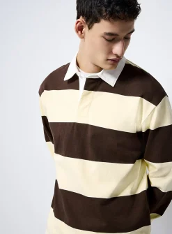 Club-stripe rugby polo