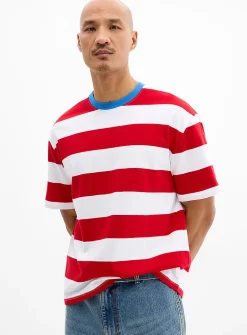 Club-stripe T-shirt