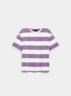 Club-stripe T-shirt