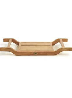 Coach teak wood bathtub tray