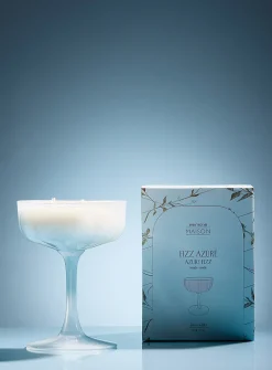 Cocktail glass scented candle